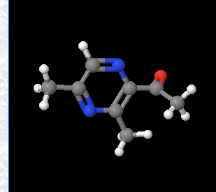 2-acetyl-3,5-dimethyl pyrazine smoke